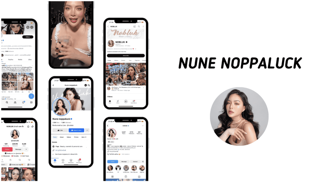 Nune Nopaluk : สาวสวยมั่นใจ และมีเสน่ห์ นักรีวิว