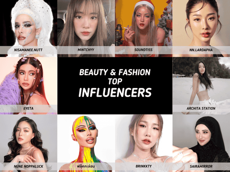 BEAUTY & FASHION TOP INFLUENCERS