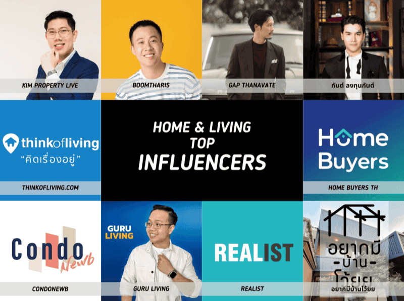 HOME & LIVING TOP INFLUENCERS