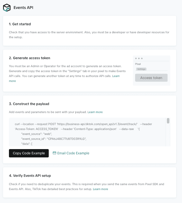 Event API